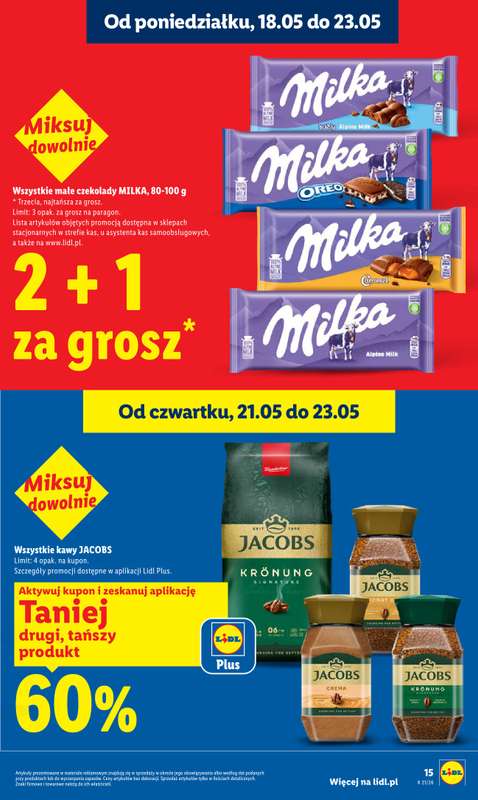 Lidl - gazetka promocyjna Oferta od czwartku od czwartku 21.05 do soboty 23.05 - strona 15