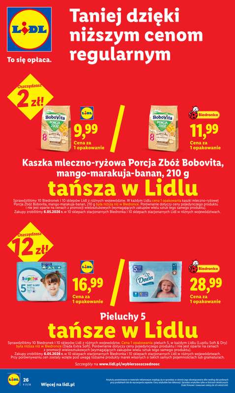 Lidl - gazetka promocyjna Oferta od czwartku od czwartku 21.05 do soboty 23.05 - strona 26