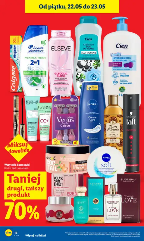 Lidl - gazetka promocyjna Oferta od czwartku od czwartku 21.05 do soboty 23.05 - strona 16