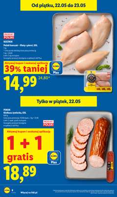 Lidl - gazetka promocyjna Oferta od czwartku od czwartku 21.05 do soboty 23.05 - strona 6