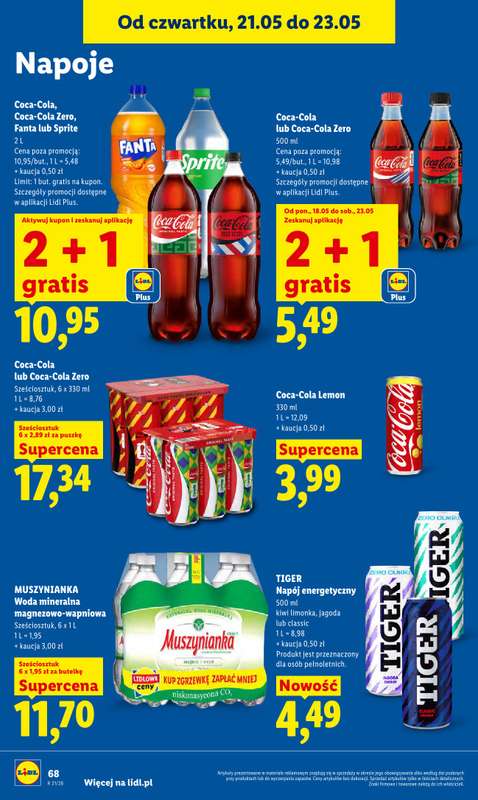 Lidl - gazetka promocyjna Oferta od czwartku od czwartku 21.05 do soboty 23.05 - strona 66