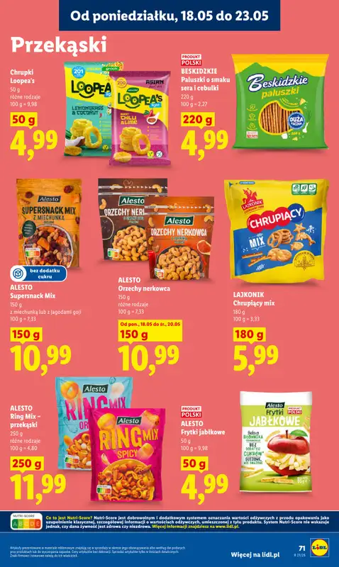 Lidl - gazetka promocyjna Oferta od poniedziałku od poniedziałku 18.05 do środy 20.05 - strona 69