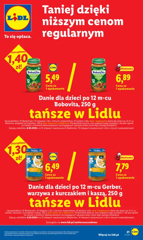 Lidl - gazetka promocyjna Oferta od poniedziałku od poniedziałku 18.05 do środy 20.05 - strona 21