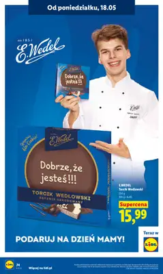Lidl - gazetka promocyjna Oferta od poniedziałku od poniedziałku 18.05 do środy 20.05 - strona 72