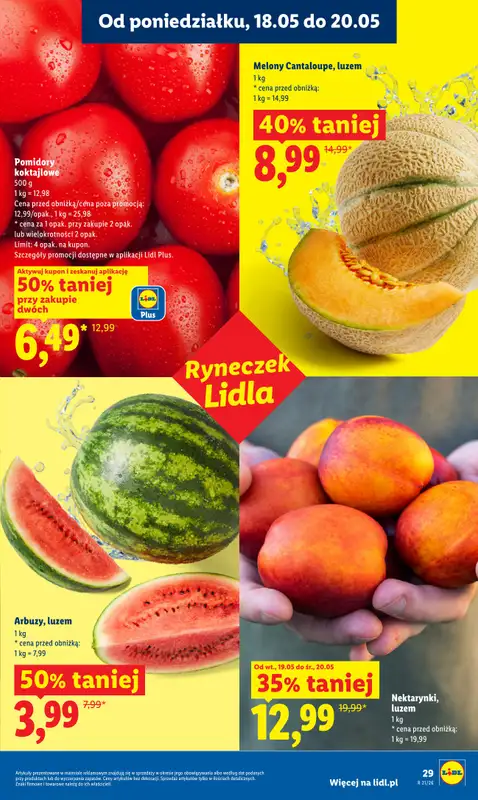 Lidl - gazetka promocyjna Oferta od poniedziałku od poniedziałku 18.05 do środy 20.05 - strona 29