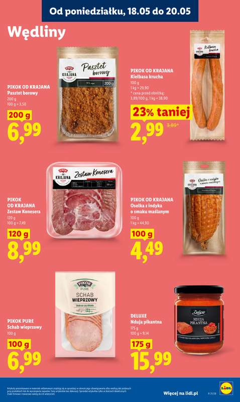 Lidl - gazetka promocyjna Oferta od poniedziałku od poniedziałku 18.05 do środy 20.05 - strona 49