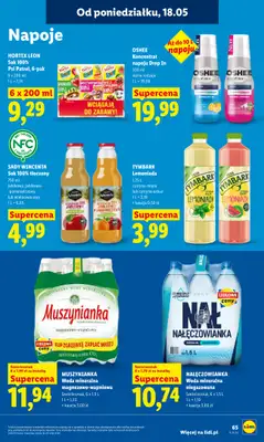 Lidl - gazetka promocyjna Oferta od poniedziałku od poniedziałku 18.05 do środy 20.05 - strona 61