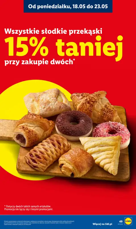 Lidl - gazetka promocyjna Oferta od poniedziałku od poniedziałku 18.05 do środy 20.05 - strona 43