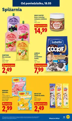 Lidl - gazetka promocyjna Oferta od poniedziałku od poniedziałku 18.05 do środy 20.05 - strona 81