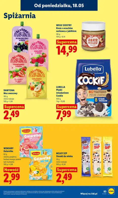 Lidl - gazetka promocyjna Oferta od poniedziałku od poniedziałku 18.05 do środy 20.05 - strona 81