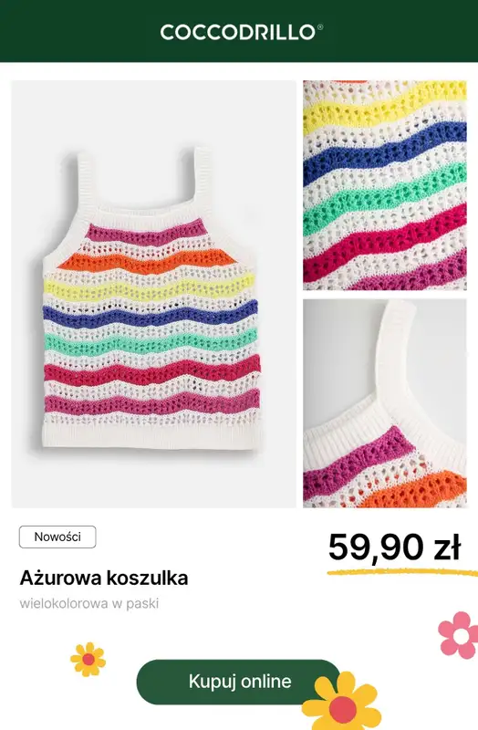 Coccodrillo - gazetka promocyjna -40% na drugi produkt od środy 20.05 do wtorku 02.06 - strona 8
