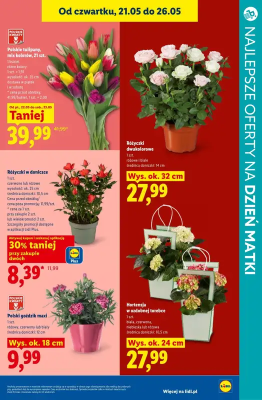Dzień Matki - gazetka promocyjna Upominki na Dzień Matki - dekoracje, akcesoria i inne! od środy 20.05 do soboty 23.05 - strona 18