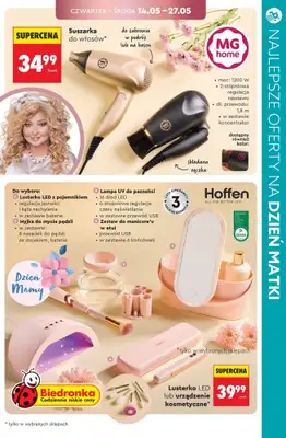 Dzień Matki - gazetka promocyjna Upominki na Dzień Matki - dekoracje, akcesoria i inne! od środy 20.05 do soboty 23.05 - strona 16