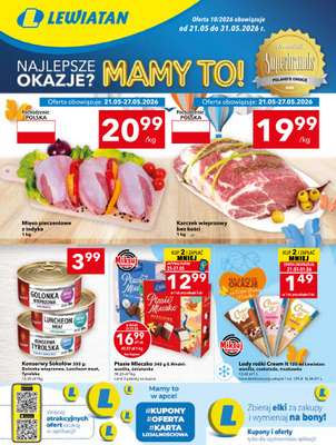 LEWIATAN - gazetka promocyjna Mamy TO w Lewiatanie – Kielce od czwartku 21.05 do niedzieli 31.05