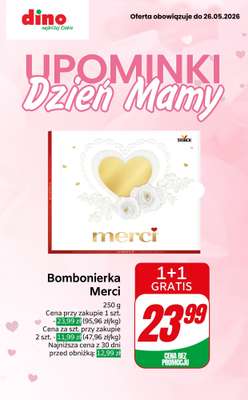 Dino - gazetka promocyjna Upominki na Dzień Mamy od czwartku 21.05 do wtorku 26.05