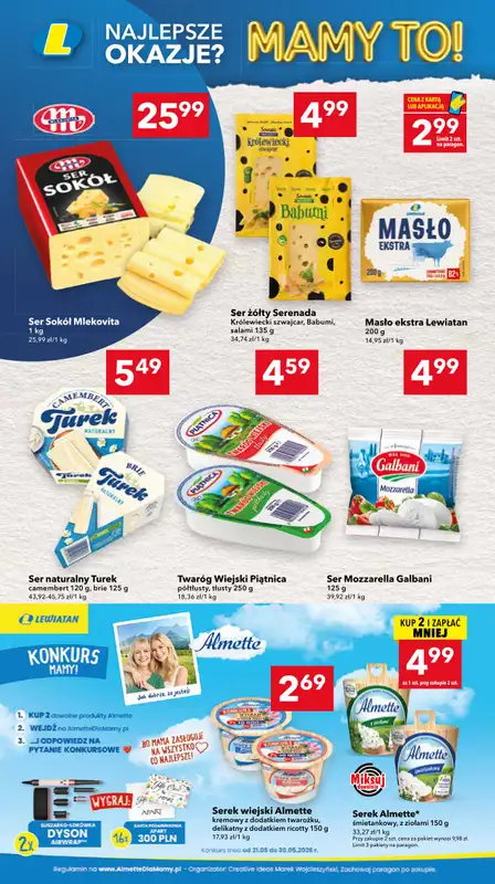 LEWIATAN - gazetka promocyjna Mamy TO w Lewiatanie – woj. mazowieckie od czwartku 21.05 do środy 27.05 - strona 6