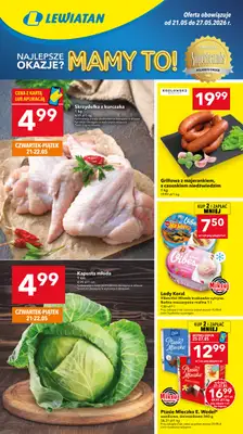 LEWIATAN - gazetka promocyjna Mamy TO w Lewiatanie – woj. mazowieckie od czwartku 21.05 do środy 27.05