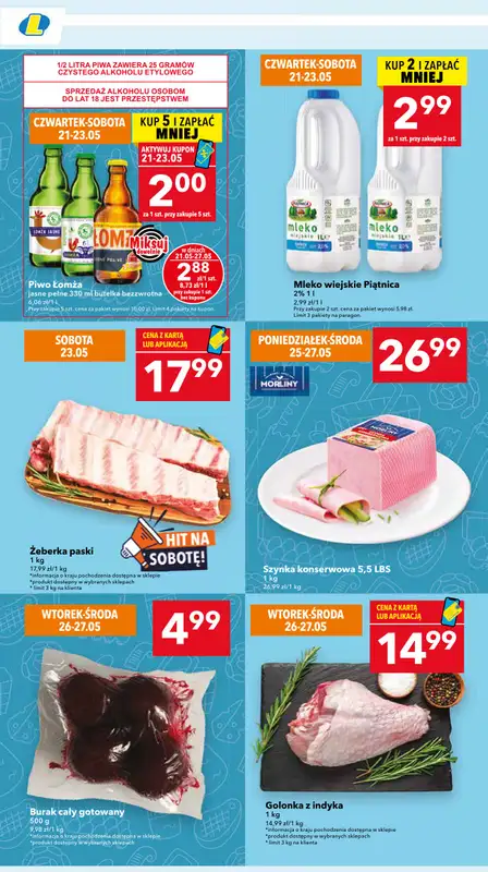 LEWIATAN - gazetka promocyjna Mamy TO w Lewiatanie – woj. mazowieckie od czwartku 21.05 do środy 27.05 - strona 3