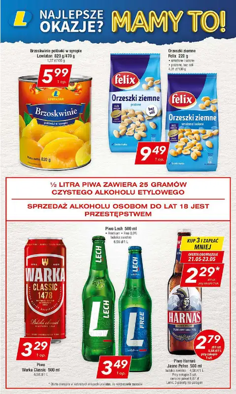 LEWIATAN - gazetka promocyjna Mamy TO w Lewiatanie – woj. małopolskie od czwartku 21.05 do środy 27.05 - strona 11