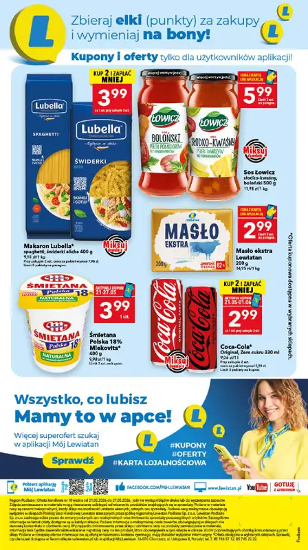 LEWIATAN - gazetka promocyjna Mamy TO w Lewiatanie – woj. podlaskie od czwartku 21.05 do środy 27.05 - strona 16