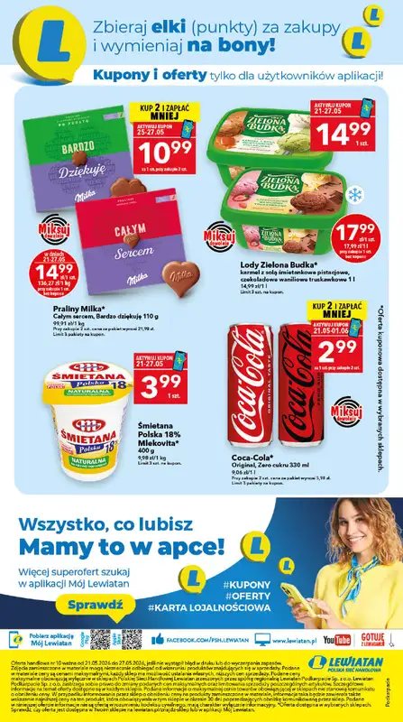 LEWIATAN - gazetka promocyjna Mamy TO w Lewiatanie – woj. podkarpackie od czwartku 21.05 do środy 27.05 - strona 16