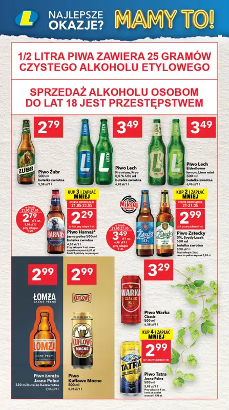 LEWIATAN - gazetka promocyjna Mamy TO w Lewiatanie – Zachód od czwartku 21.05 do środy 27.05 - strona 14