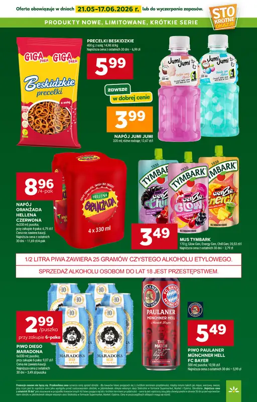 Stokrotka - gazetka promocyjna Gazetka Supermarket od czwartku 21.05 do środy 27.05 - strona 39
