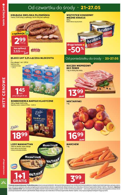 Stokrotka - gazetka promocyjna Gazetka Supermarket od czwartku 21.05 do środy 27.05 - strona 4