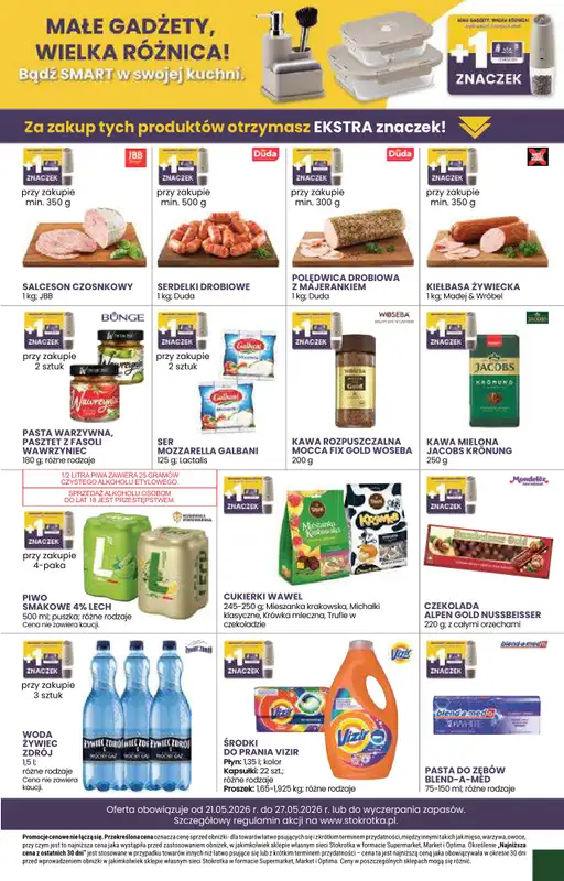 Stokrotka - gazetka promocyjna Gazetka Supermarket od czwartku 21.05 do środy 27.05 - strona 19