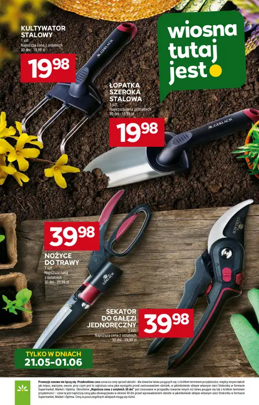 Stokrotka - gazetka promocyjna Gazetka Market od czwartku 21.05 do środy 27.05 - strona 43