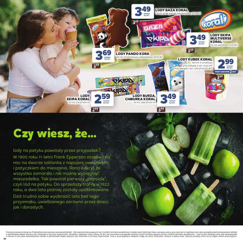 Stokrotka - gazetka promocyjna Katalog Dzień Matki i Dziecka  do poniedziałku 01.06 - strona 30