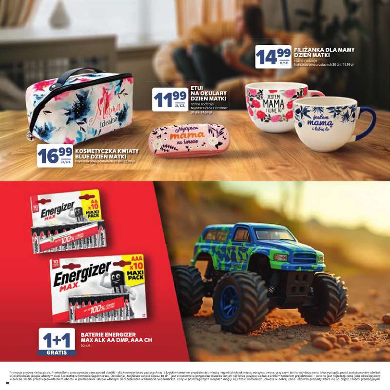 Stokrotka - gazetka promocyjna Katalog Dzień Matki i Dziecka  do poniedziałku 01.06 - strona 18
