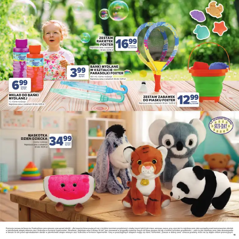 Stokrotka - gazetka promocyjna Katalog Dzień Matki i Dziecka  do poniedziałku 01.06 - strona 15