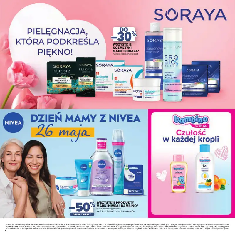Stokrotka - gazetka promocyjna Katalog Dzień Matki i Dziecka  do poniedziałku 01.06 - strona 44