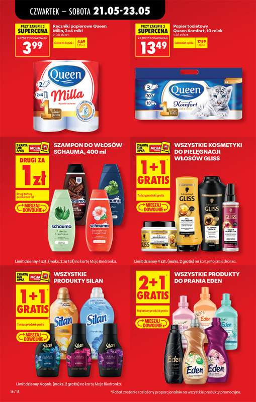 Biedronka - gazetka promocyjna Od czwartku od czwartku 21.05 do środy 27.05 - strona 16