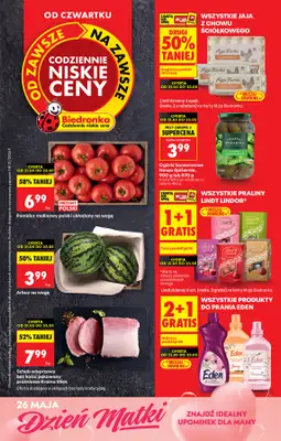 Biedronka - gazetka promocyjna Od czwartku od czwartku 21.05 do środy 27.05