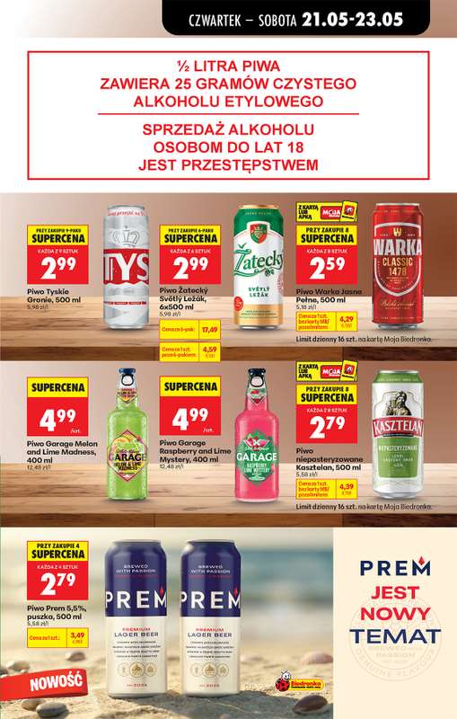 Biedronka - gazetka promocyjna Od czwartku od czwartku 21.05 do środy 27.05 - strona 57