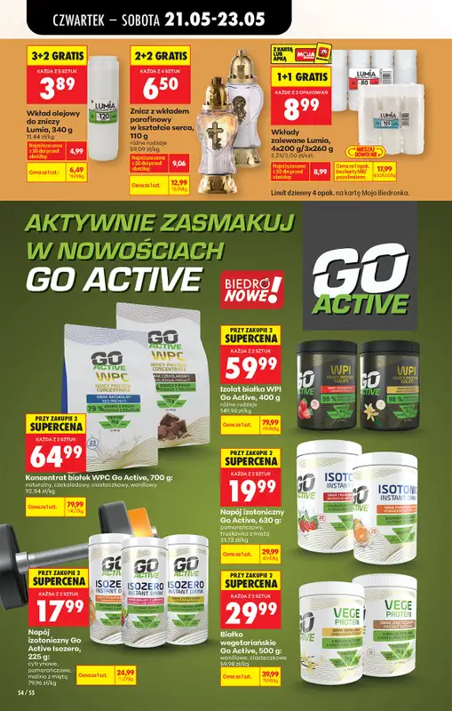 Biedronka - gazetka promocyjna Od czwartku od czwartku 21.05 do środy 27.05 - strona 64