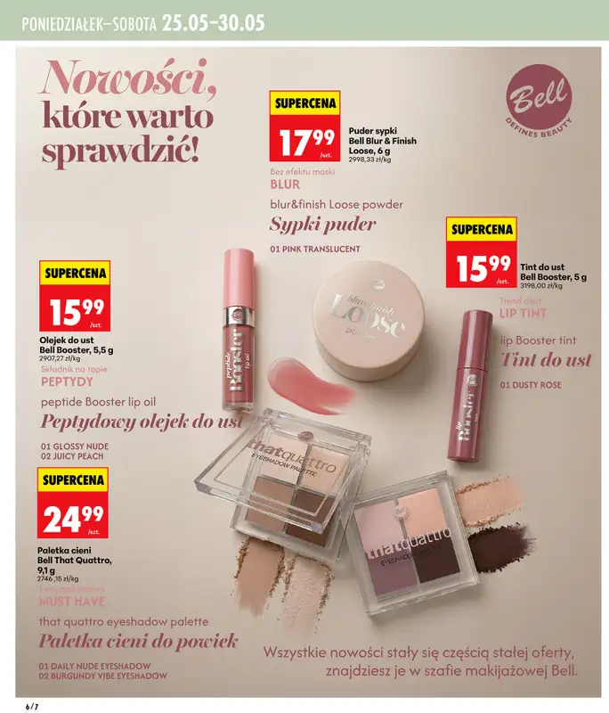 Biedronka - gazetka promocyjna Mamy piękne strony od czwartku 21.05 do soboty 30.05 - strona 6