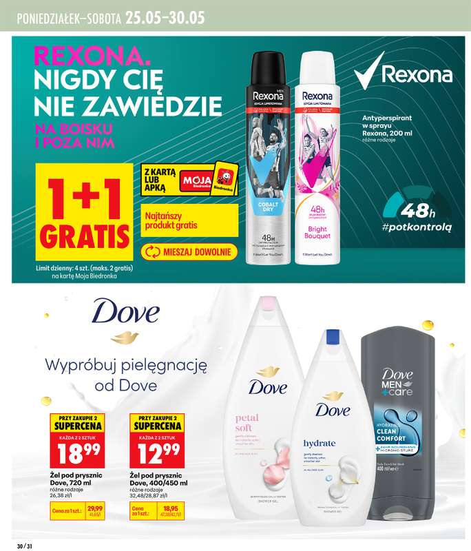 Biedronka - gazetka promocyjna Mamy piękne strony od czwartku 21.05 do soboty 30.05 - strona 30