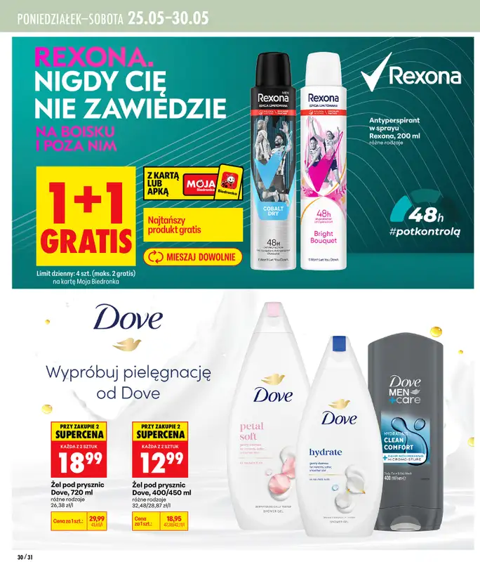 Biedronka - gazetka promocyjna Mamy piękne strony od czwartku 21.05 do soboty 30.05 - strona 30