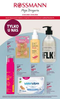 Rossmann - gazetka promocyjna Gazetka od czwartku 21.05 do środy 27.05