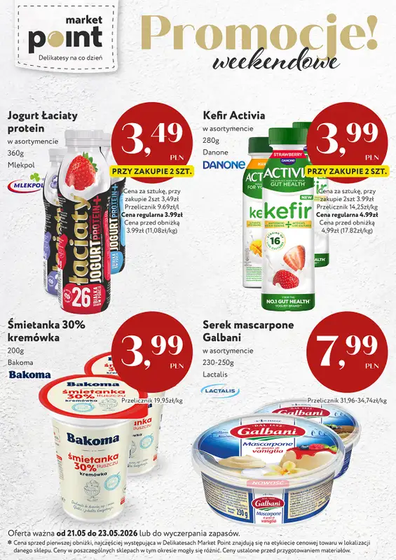 Market Point - gazetka promocyjna Promocje weekendowe od czwartku 21.05 do soboty 23.05 - strona 8