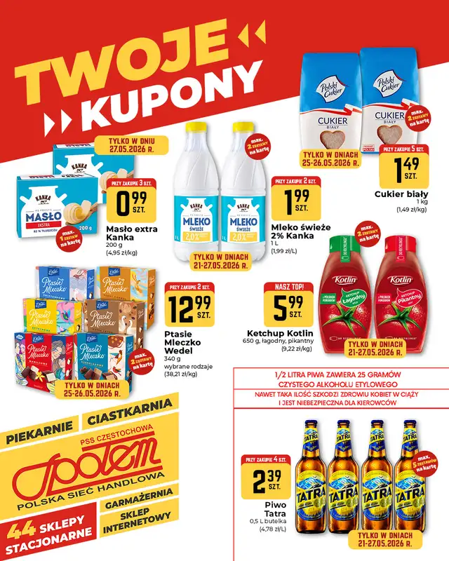 Społem Częstochowa - gazetka promocyjna Plakaty promocyjne od czwartku 21.05 do środy 27.05 - strona 2
