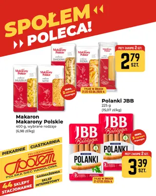 Społem Częstochowa - gazetka promocyjna Plakaty promocyjne od czwartku 21.05 do środy 27.05 - strona 3