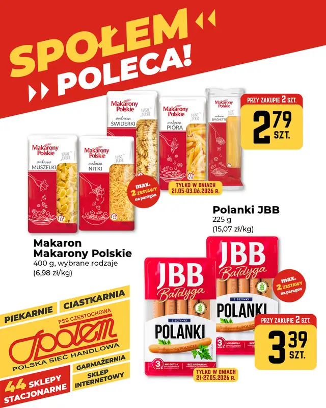 Społem Częstochowa - gazetka promocyjna Plakaty promocyjne od czwartku 21.05 do środy 27.05 - strona 3