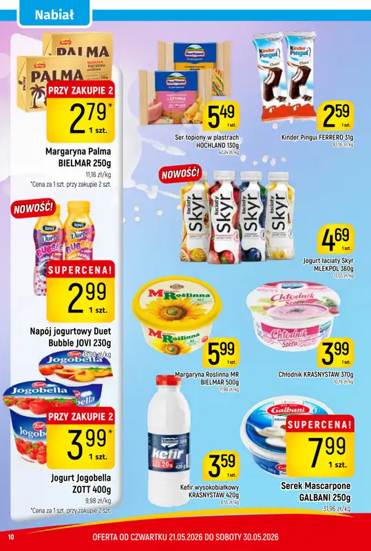 Delikatesy Piotruś Pan - gazetka promocyjna Gazetka od czwartku 21.05 do soboty 30.05 - strona 10