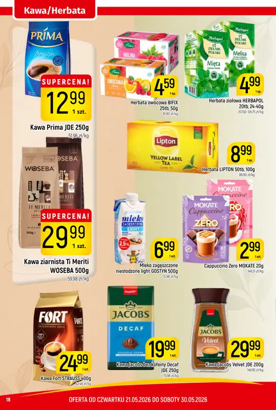 Delikatesy Piotruś Pan - gazetka promocyjna Gazetka od czwartku 21.05 do soboty 30.05 - strona 18