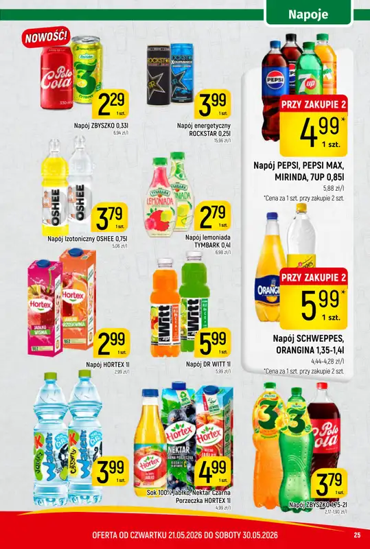 Delikatesy Piotruś Pan - gazetka promocyjna Gazetka od czwartku 21.05 do soboty 30.05 - strona 25