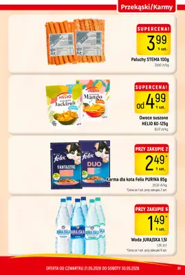 Delikatesy Piotruś Pan - gazetka promocyjna Gazetka od czwartku 21.05 do soboty 30.05 - strona 23